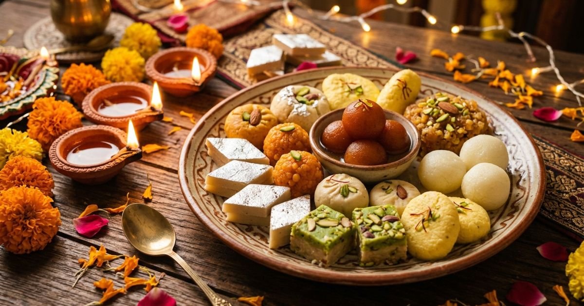 Diwali Captions for Sweets and Mithai
