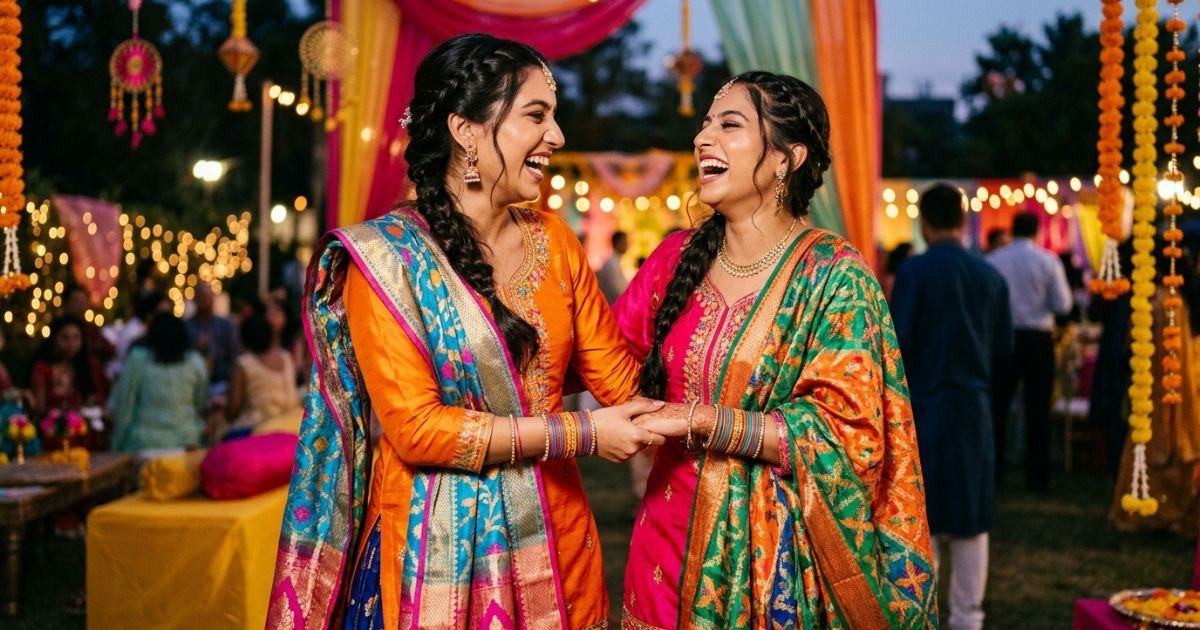 Dupatta Captions for Friends