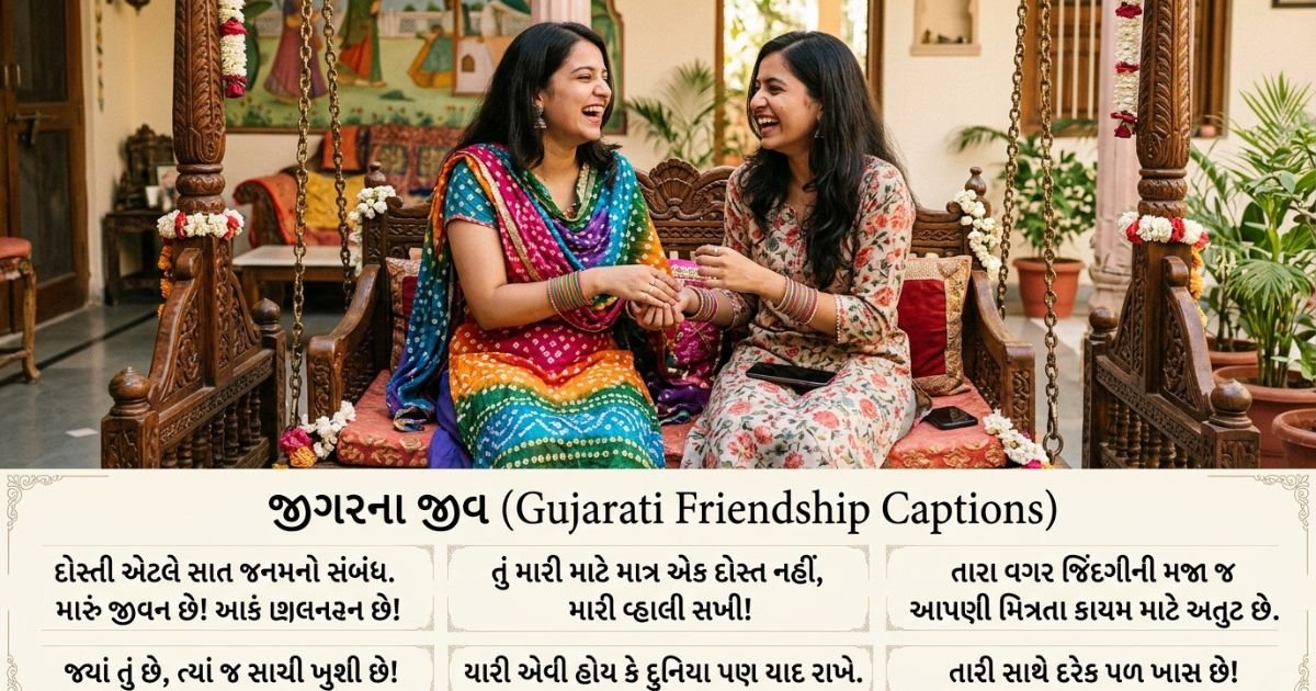 Gujarati Friendship Captions