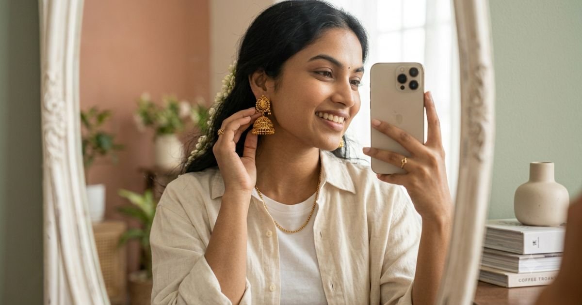 Jhumka Captions for Selfies