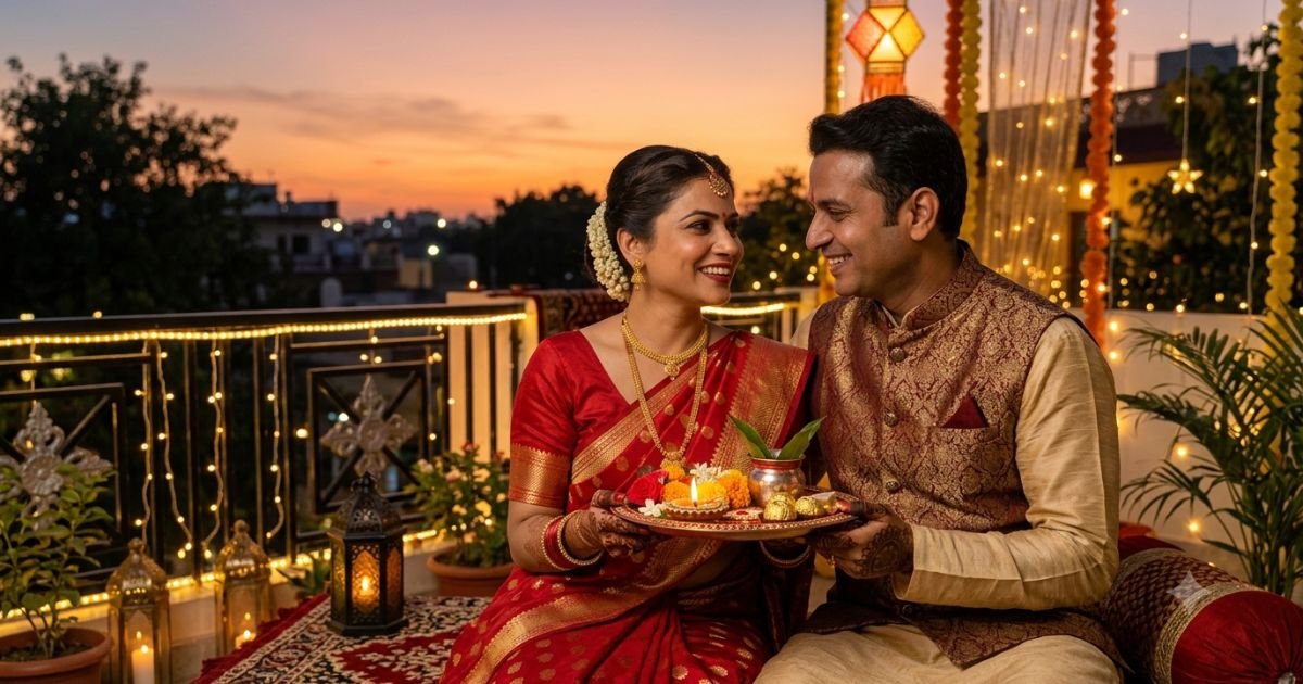 Karwa Chauth Couple Goals Captions