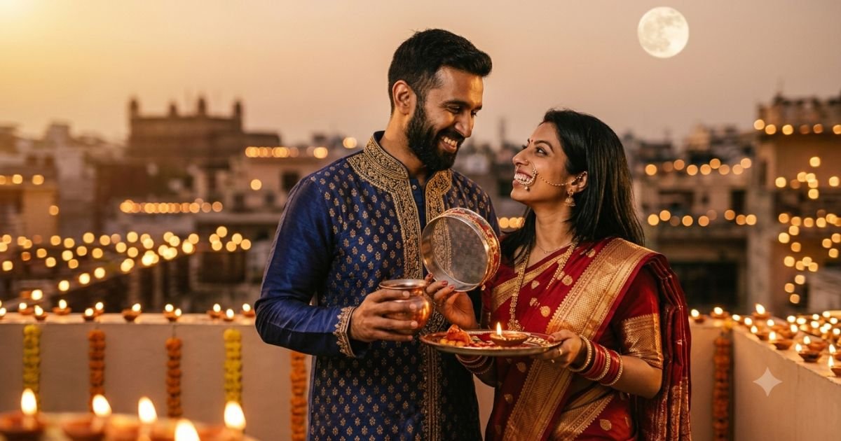 Karwa Chauth and Festival Captions for Husband