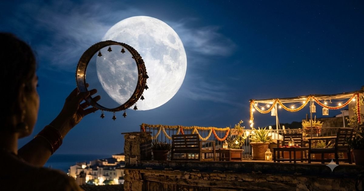 Moon Captions for Karwa Chauth
