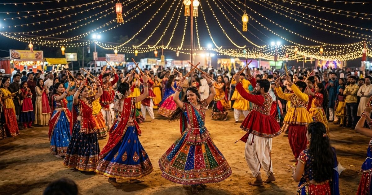 Navratri Captions for Garba Night