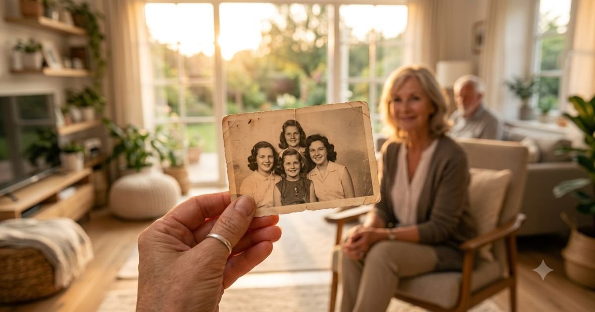 Old Pic Captions with Friends