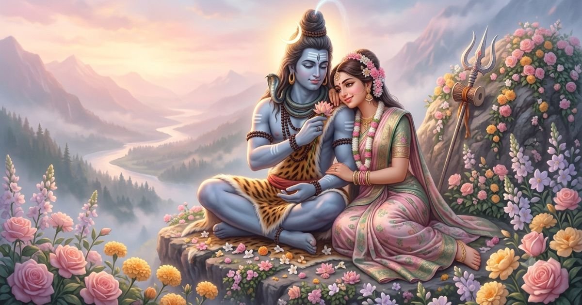 Shiva and Parvati Love Captions